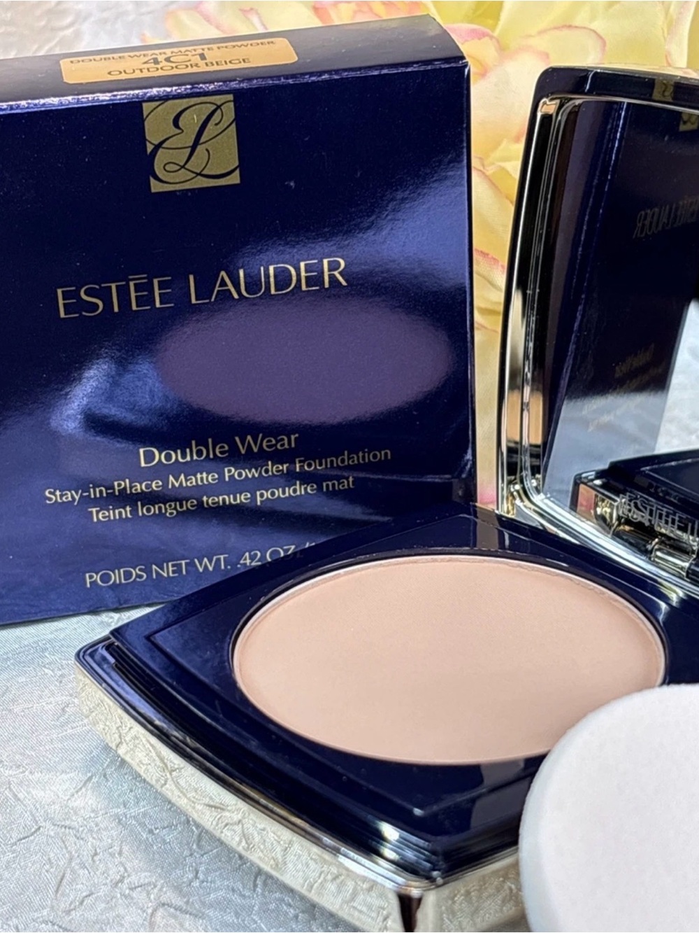 Estee Lauder Double Wear Stay In Place Matte Powder Foundation 4C1 OUTDOOR BEIGE